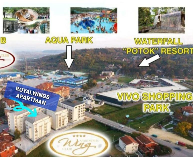 Royalwings Apartman Jagodina Exteriör bild